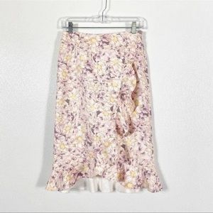 NWT Anthropologie Floral Pencil Skirt